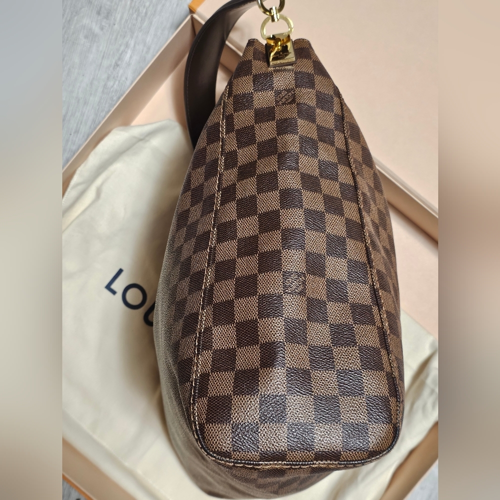 SOLD!!! Authentic Pre-Loved Louis Vuitton Damier Ebene Portobello GM Hobo - Picture 4 of 13